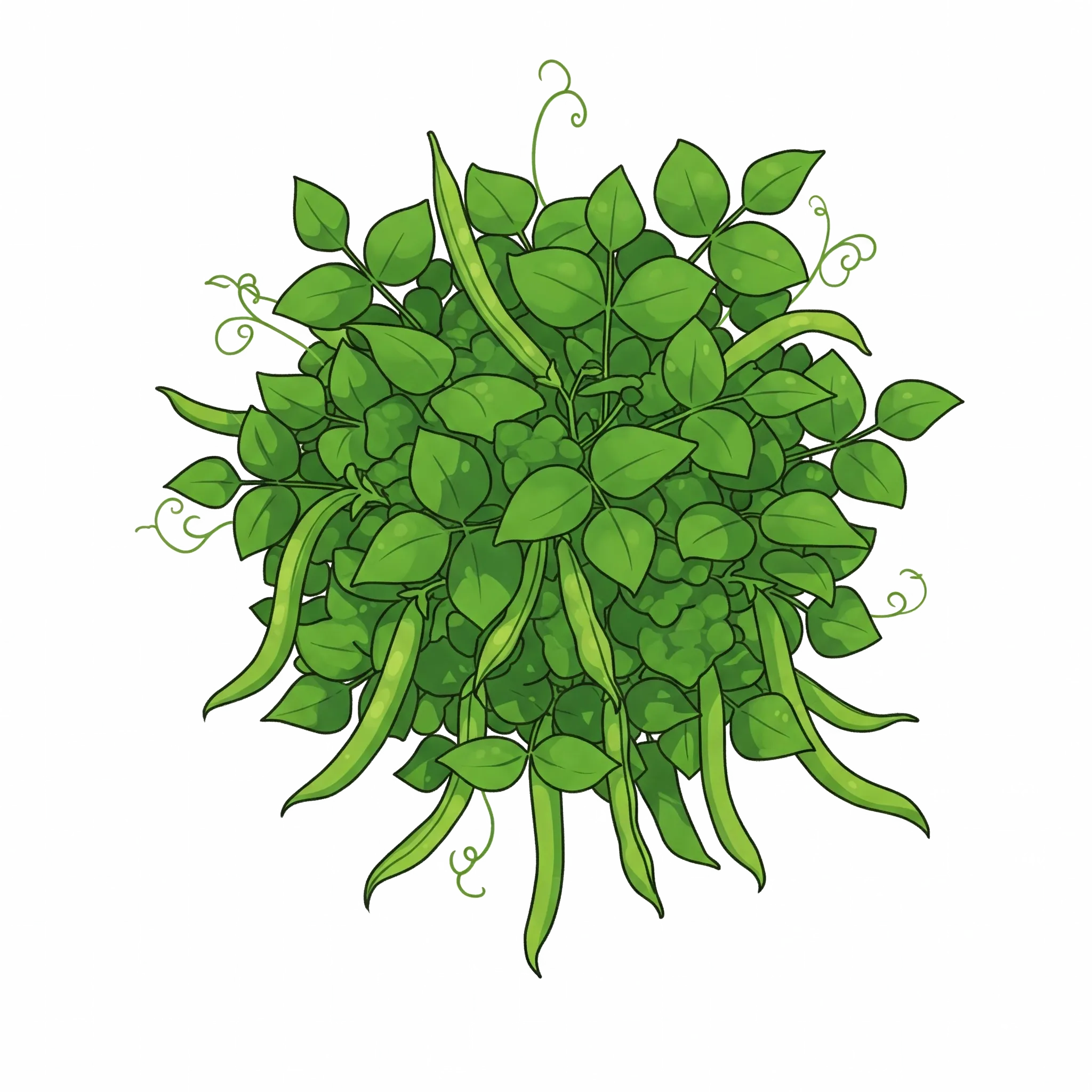 Haricot vert, Haricot mangetout