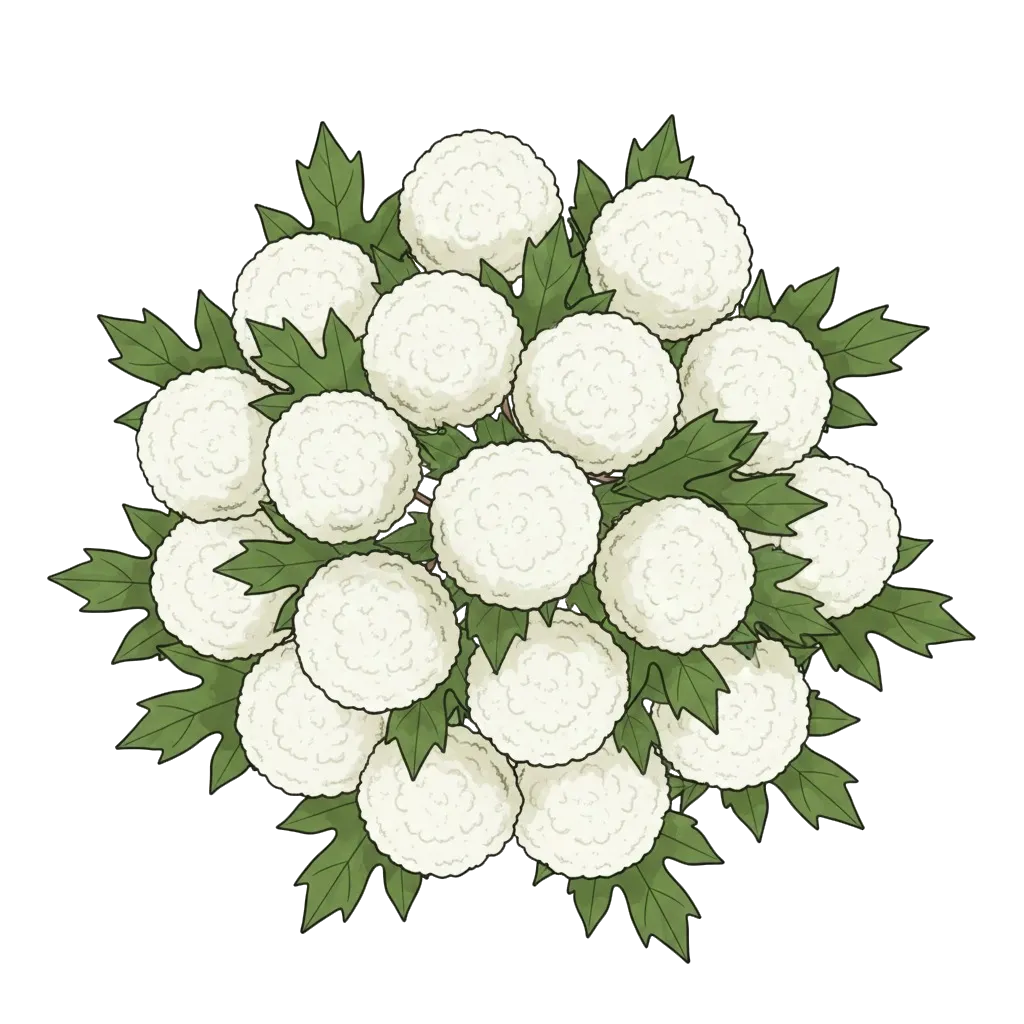 Arbre boule de neige